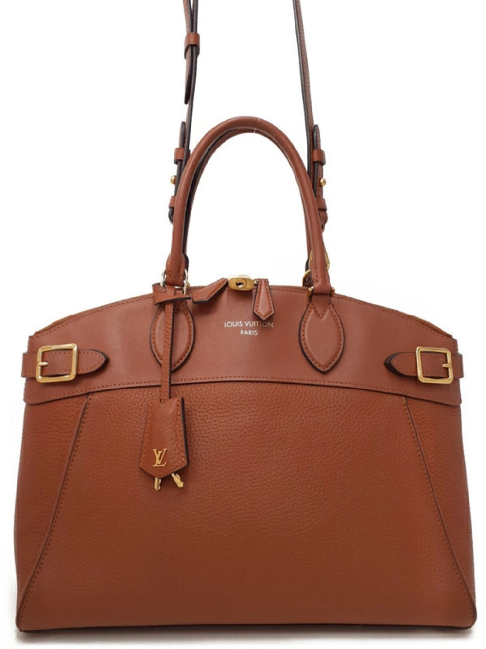 Louis Vuitton Vendome Leather 2way Bag Brown